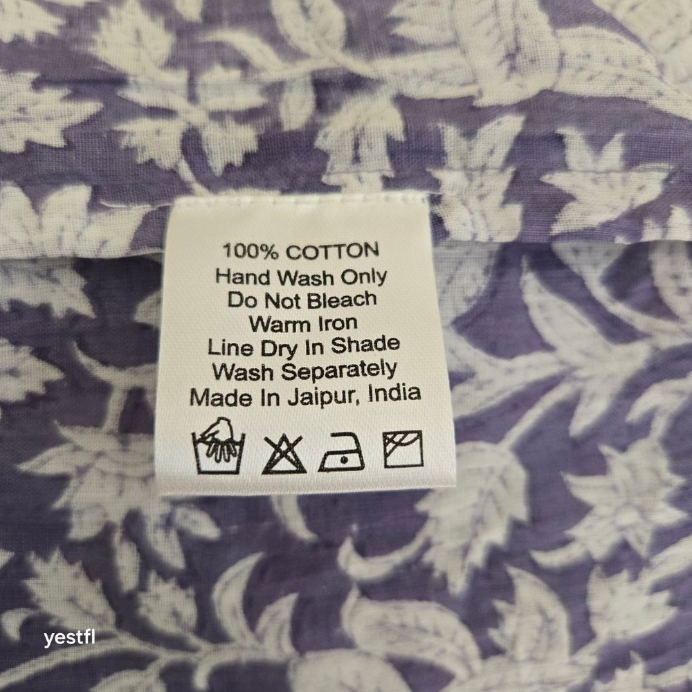 DAUGHTERS OF INDIA Kyra Cotton lightweight Mini Dress Blue Iris S - Picture 7 of 7